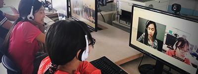 초·중학생 1:1 원어민 화상영어 지원