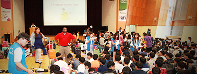 중학생 영어체험학습 지원 현장사진